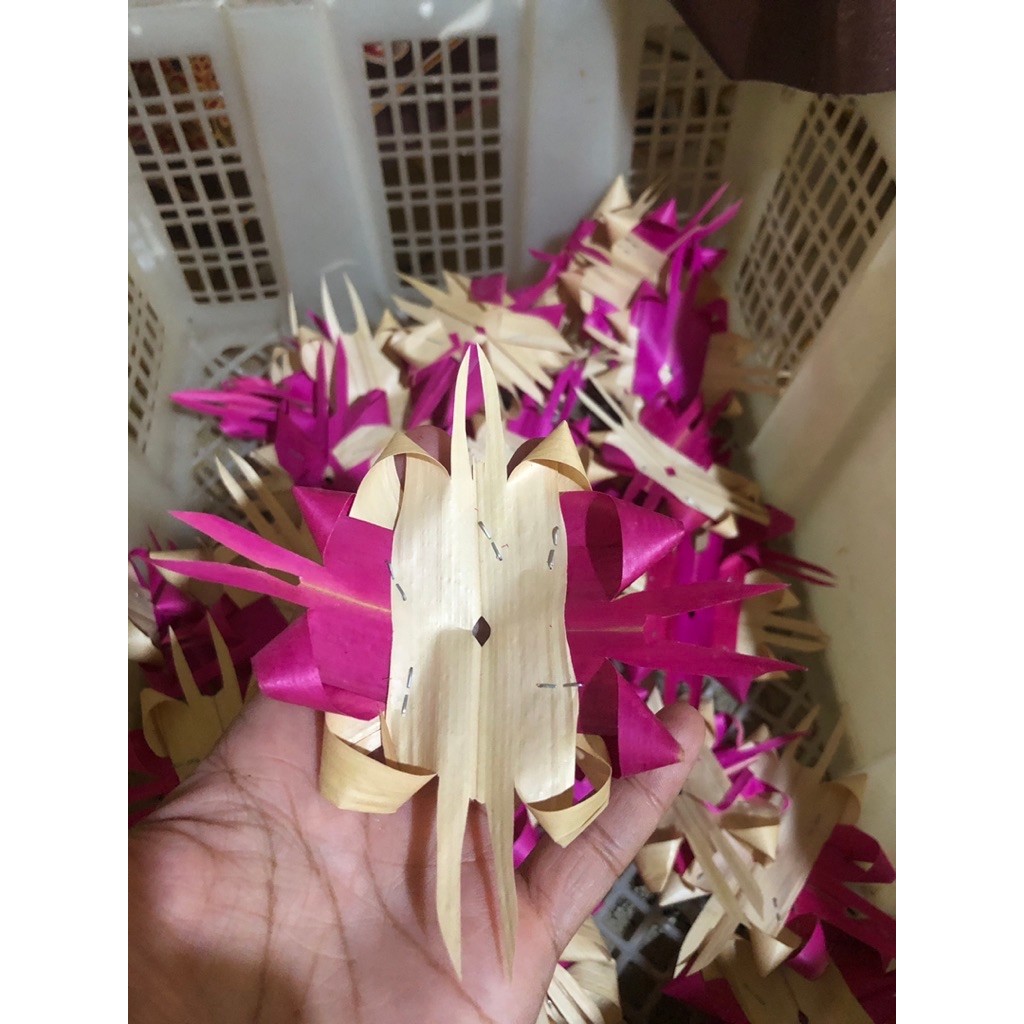 Canang sari ibung jumbo 100pcs tanpa porosan