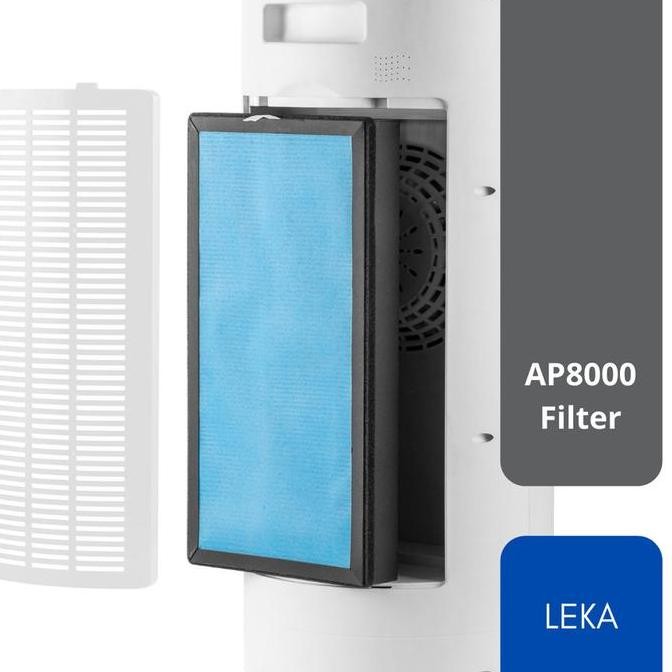 LEKA - Bundle 2 pcs Replacement Filter AP8000 Super Air Purifier