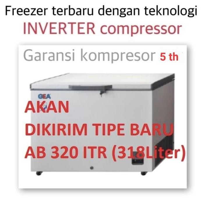 Gea freezer inverter ab320itr ab 320 itr ab 320itr
