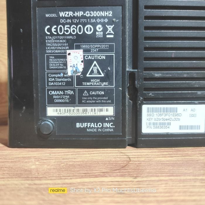 Wireless Router/Ap Buffalo Wzr-Hp-G300Nh2 Limited