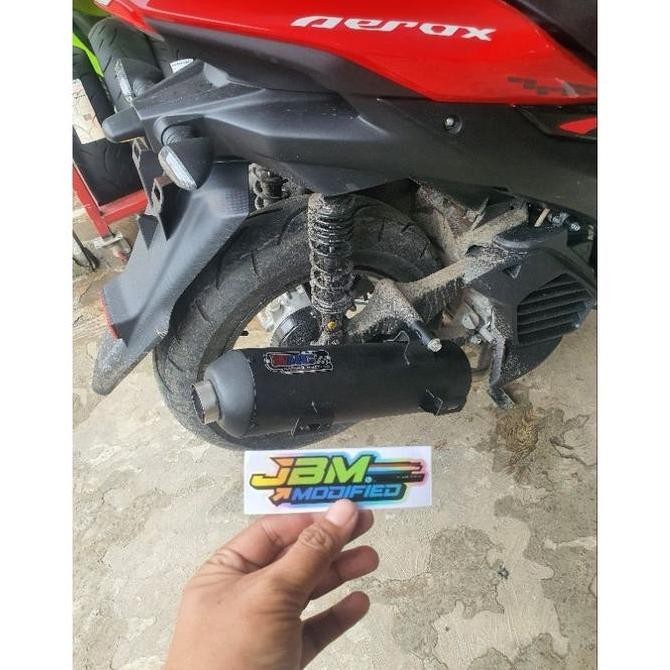 Knalpot Std Racing Wrc Racing Muffler Yamaha Nmax New & Aerox New