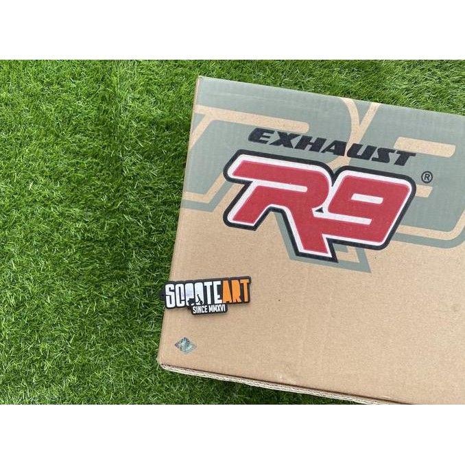 Knalpot Racing R9 Alpha Plus Ss Series Fullsystem Vespa Matic Iget