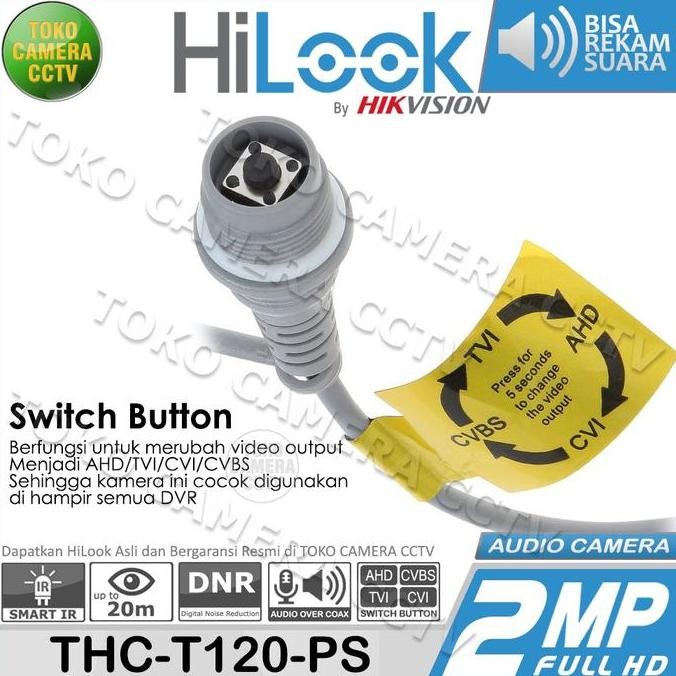Kamera Cctv Indoor Hilook 2Mp Mic Audio Camera Hilook 2Mp Audio