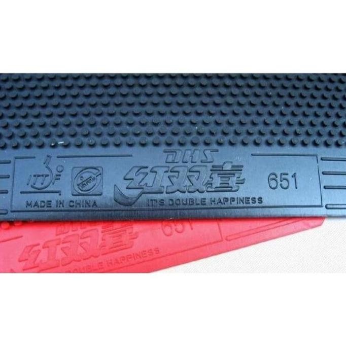 Karet Bintik Serang / Pendek Pingpong Tenis Meja Dhs 651