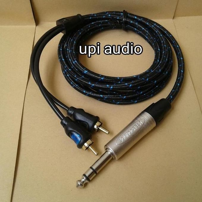 Jack Rca To Akai 6,3Mm Stereo Cable 2,5Meter Audio Soundsystem