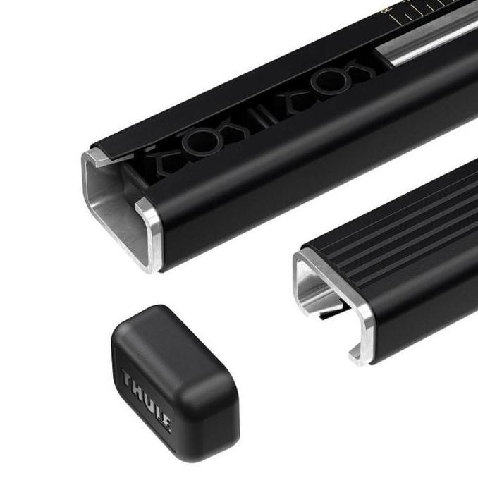 Thule Cross bar Mobil Jepit Flush Rail Universal Black Orinal 7106