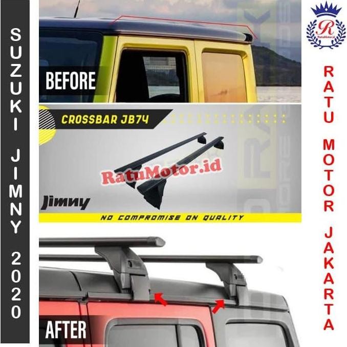 OTORACK Cross Bar Khusus Suzuki JIMNY JB74 2018 2019 Roof Rack CrossBa
