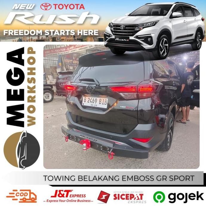 Towing Pengaman Bumper Belakang Rush 2018 2024 EMBOSS GR sport