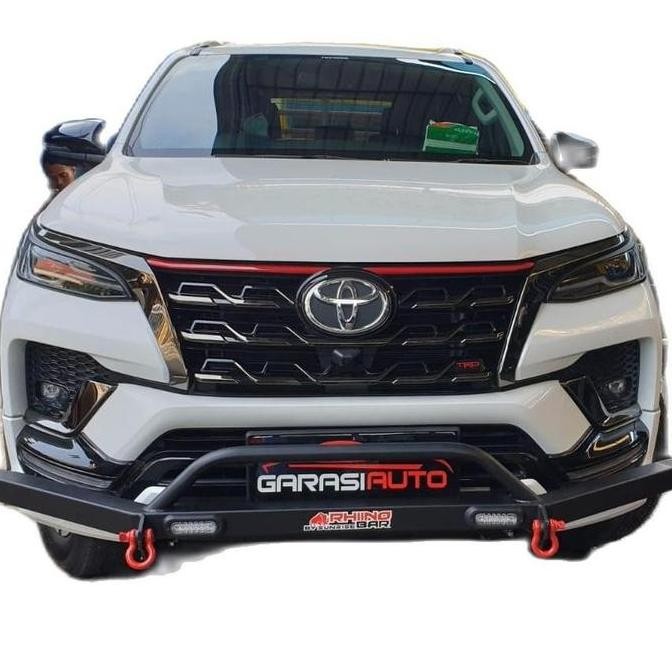 Tanduk Depan Fortuner All New VRZ Bumper Guard Towing Bar Rhino Besi
