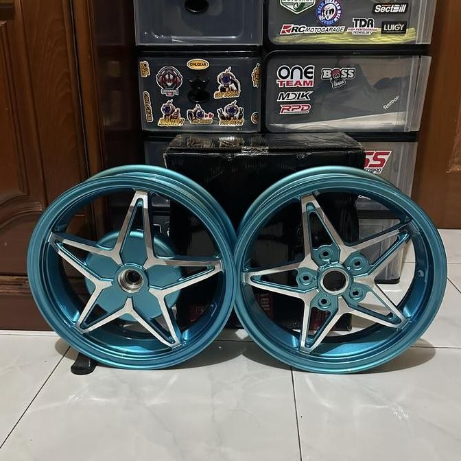 Velg Bintang Five Stars non brand Vespa Sprint Primavera GTS LX S LXV, Velg Vespa Matic, model Velg 