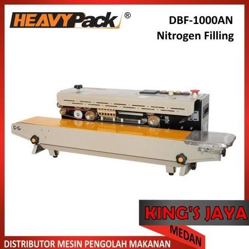 TERMURAH - Continuous Band Sealer Gas Nitrogen HEAVYPACK DBF-1000ANF DBF1000ANF