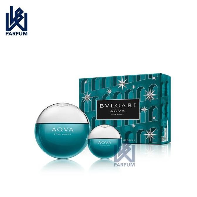 Parfum Bvlgari Aqva Pour Homme Men Edt Set 100Ml