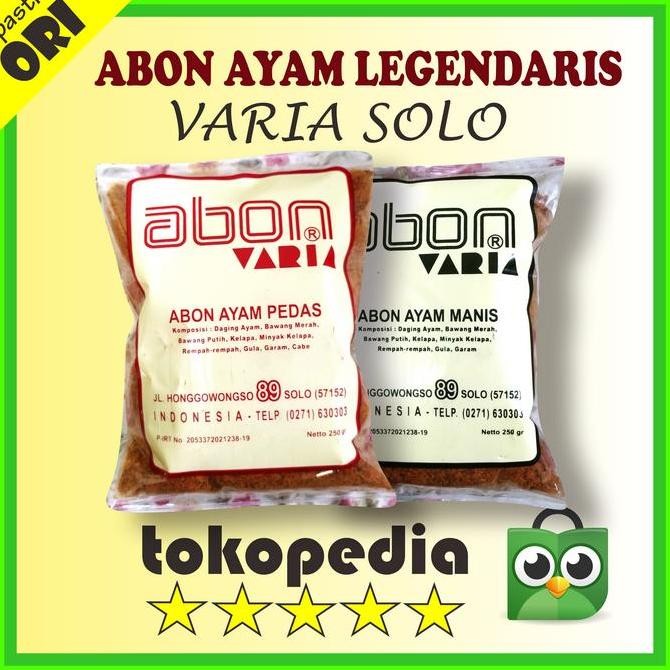 Abon Ayam Varia Solo - Abon Ayam Varia WAR