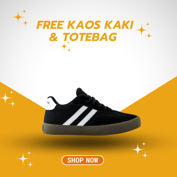 Bavito Classic - Sepatu Sneakers Casual Pria Wanita