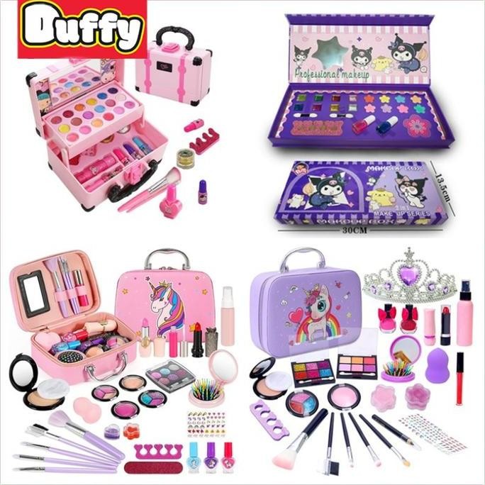 Duffy toysKuromi Make Up Anak Anak Set Aman Asli / Make Up Anak Anak BPOM Alat Dandan Anak Bisa Diha