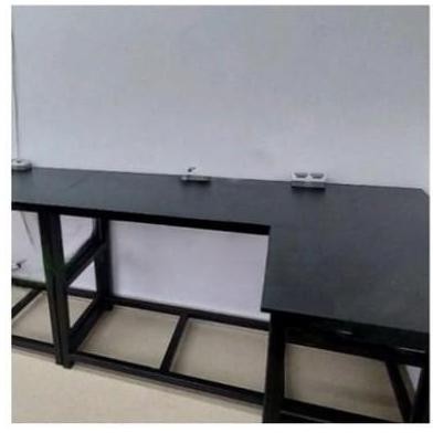 Meja Laboratorium Wall Bench Phenolic Resin Lab