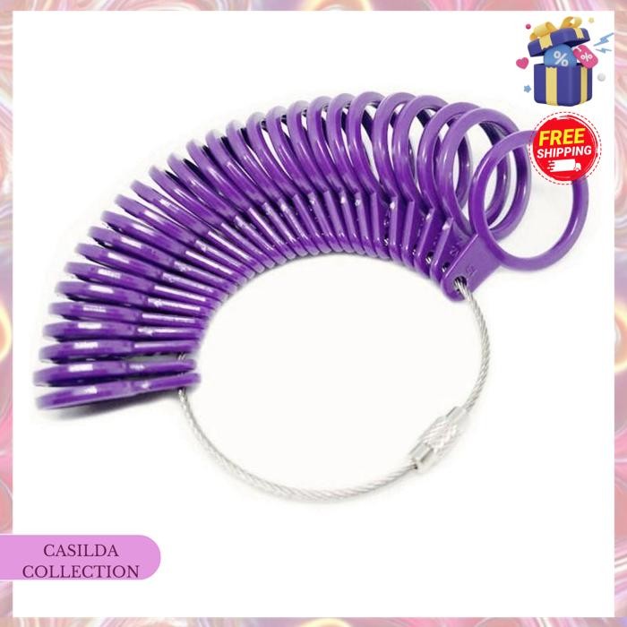 RING SIZER SET ALAT PENGUKUR UKURAN CINCIN PRIA WANITA US USA SIZE 989 BEST SELLER
