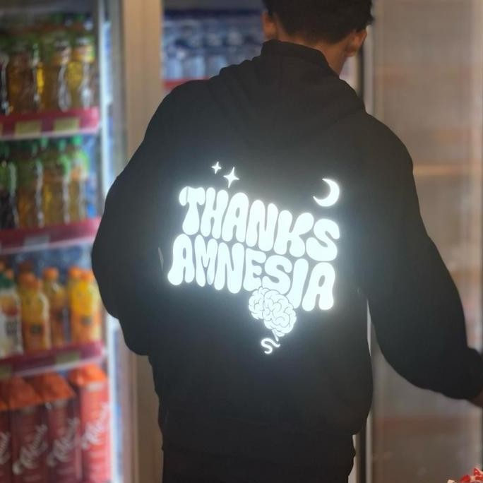 Hoodie THANKS AMNESIA by VABYY BIMJAR - thxamns.