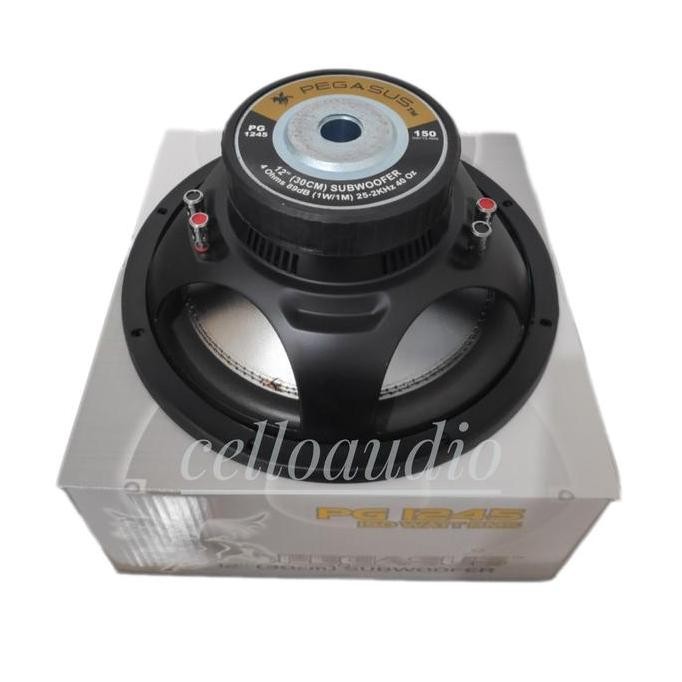 Subwoofer Double Coil 12 Inch Pegasus Pg 1245 Speaker 12" Pg1245