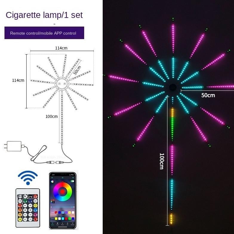 Miliki - LAMPU LED STRIP MODEL KEMBANG API / ROCKWARE FIREWORK LED MAGIC COLOR LAMP / LAMPU STRIP KE