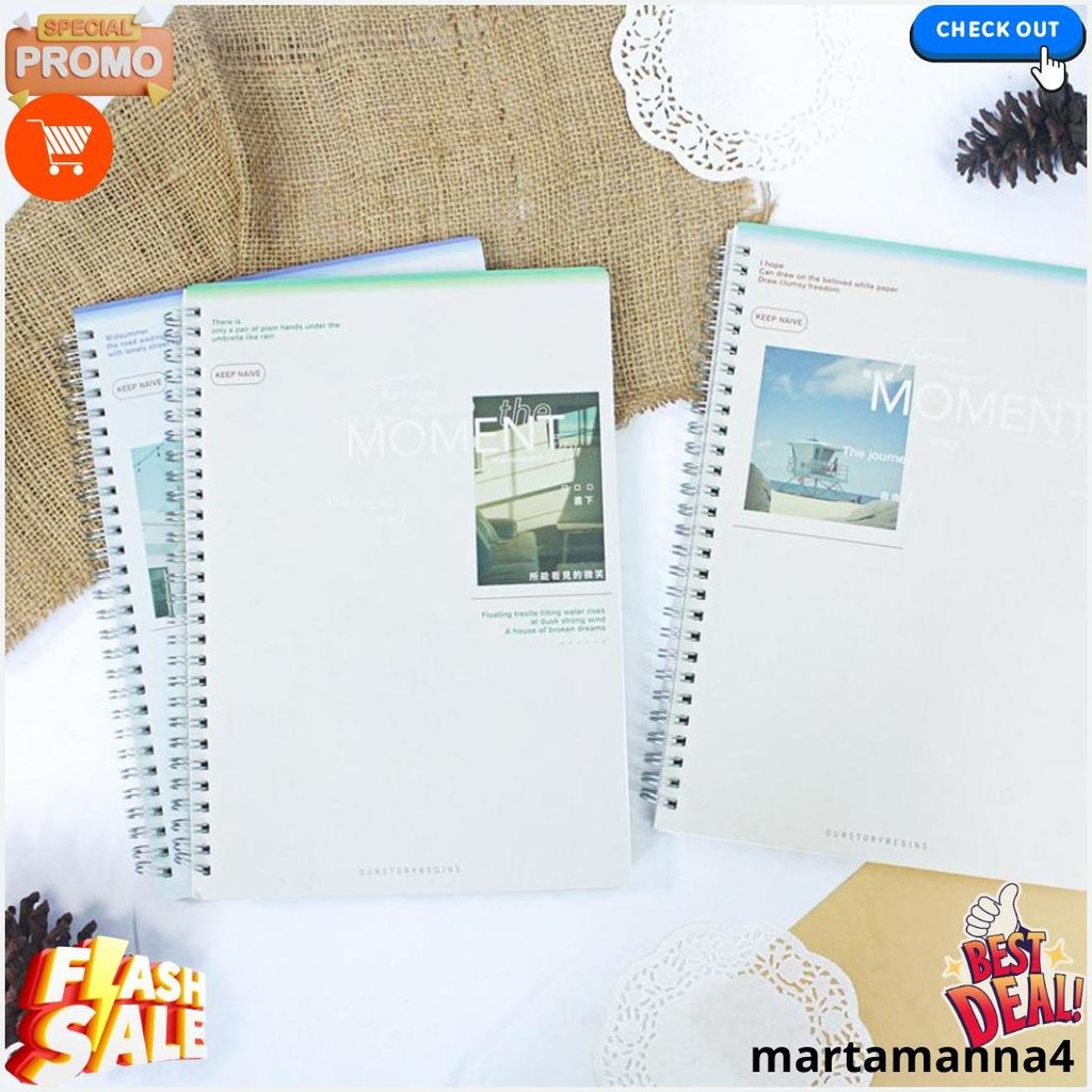Freeze Frame Of Moment Spiral Ruled Notebook B5 [Creativ] Original Produk