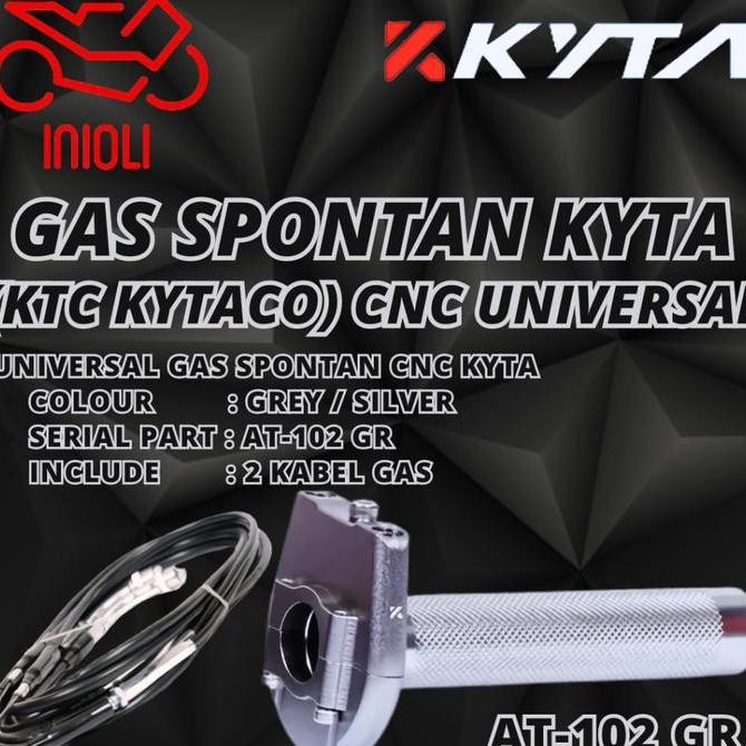 GAS SPONTAN KYTA KTC KYTACO AT-102 BEAT SCOOPY VARIO PCX ADV NMAX AEROX LEXI MIO M3 XRIDE GEAR SOUL 