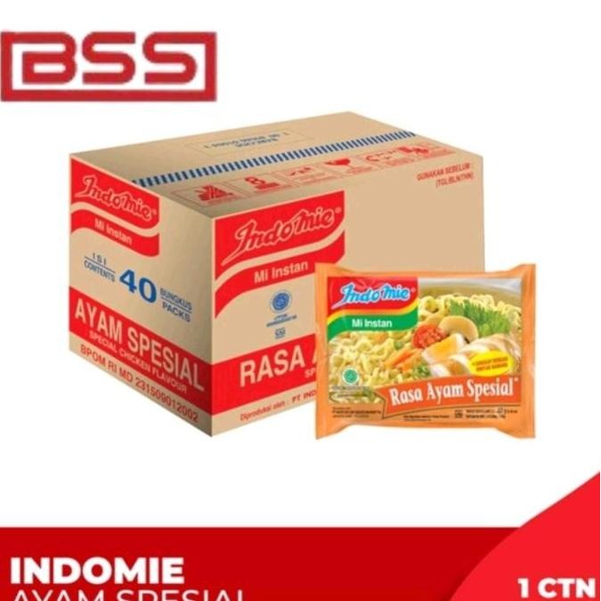 New [BSS-SW12] Indomie All Varian Kuah/Goreng,Mi Sakura,Mie Telur Tiga Ayam-1Dus Noodles Tidak Bisa 