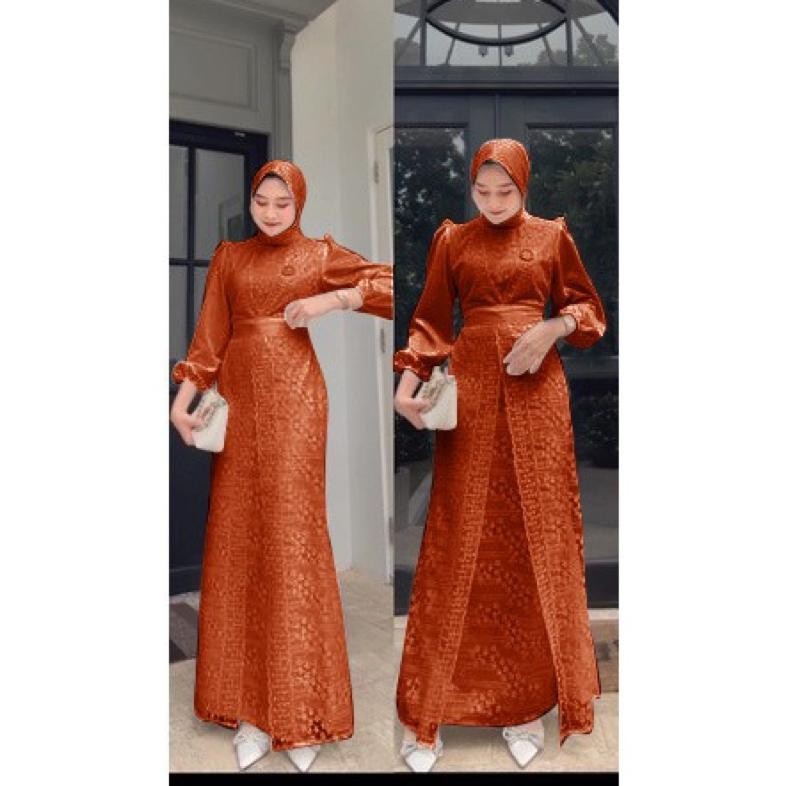 Gamis Wanita By Felicio77 Best Seller Gamis Pesta Malika Maxi Dress Remaja Kekinian Oufit Lebaran Pr