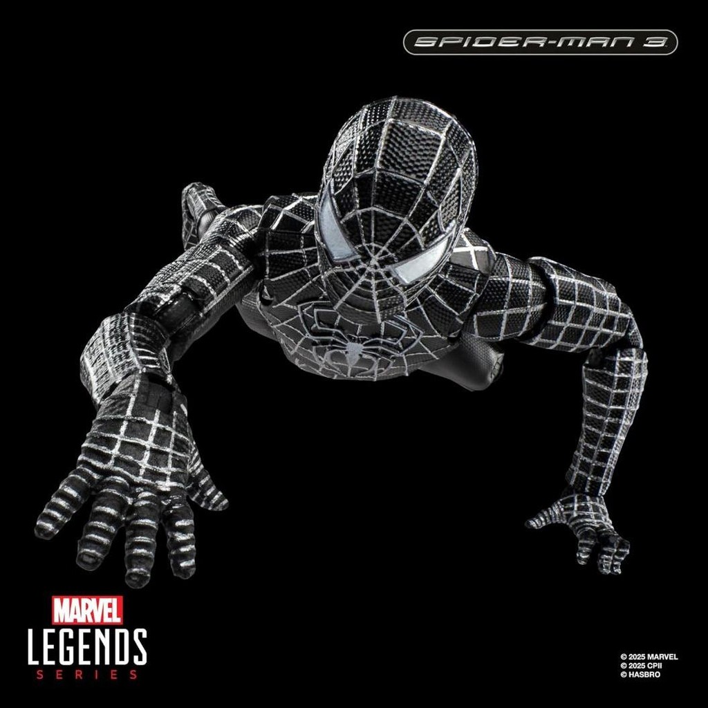 KOMPLIT MARVEL LEGENDS SERIES SPIDER-MAN, SPIDER-MAN 3 COLLECTIBLE 6 INCH ACTION FIGURE WITH SYMBIOT