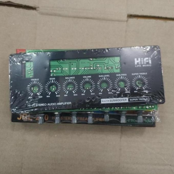 Kit Hifi Stereo Tone Control Super Treble+Subwoofer Jbl-220
