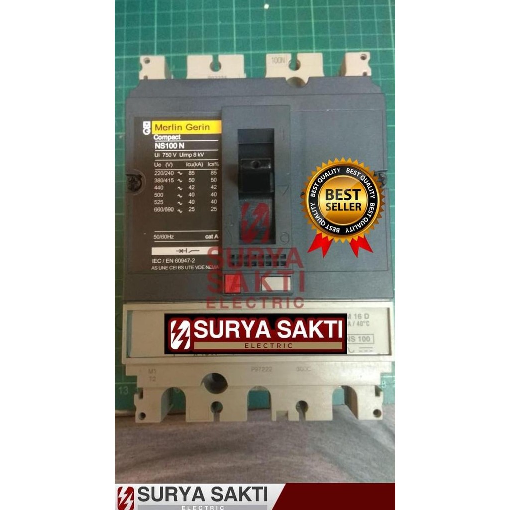 Promo Merlin Gerin Compact MCCB MG NS250N 3P 250A 250 A TM250D NS 250N 50KA COD