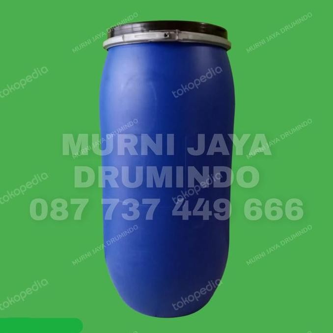 Drum plastik bekas / tong plastik / tong sampah / tong HDPE 150 liter