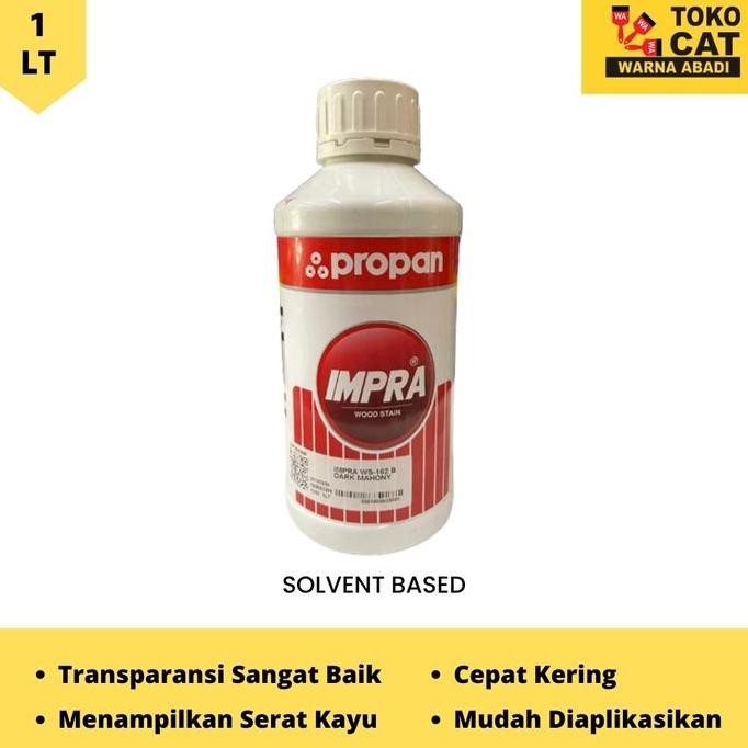 Impra Melamine Woodstain Ws - 162 1 Liter ( Warna Tua )