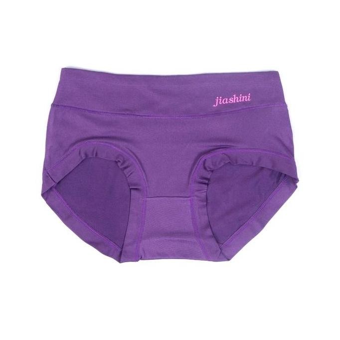 Promo 6pc- celana dalam wanita jiashini super soft bahan cotton spandex lembut halus adem nyaman di 