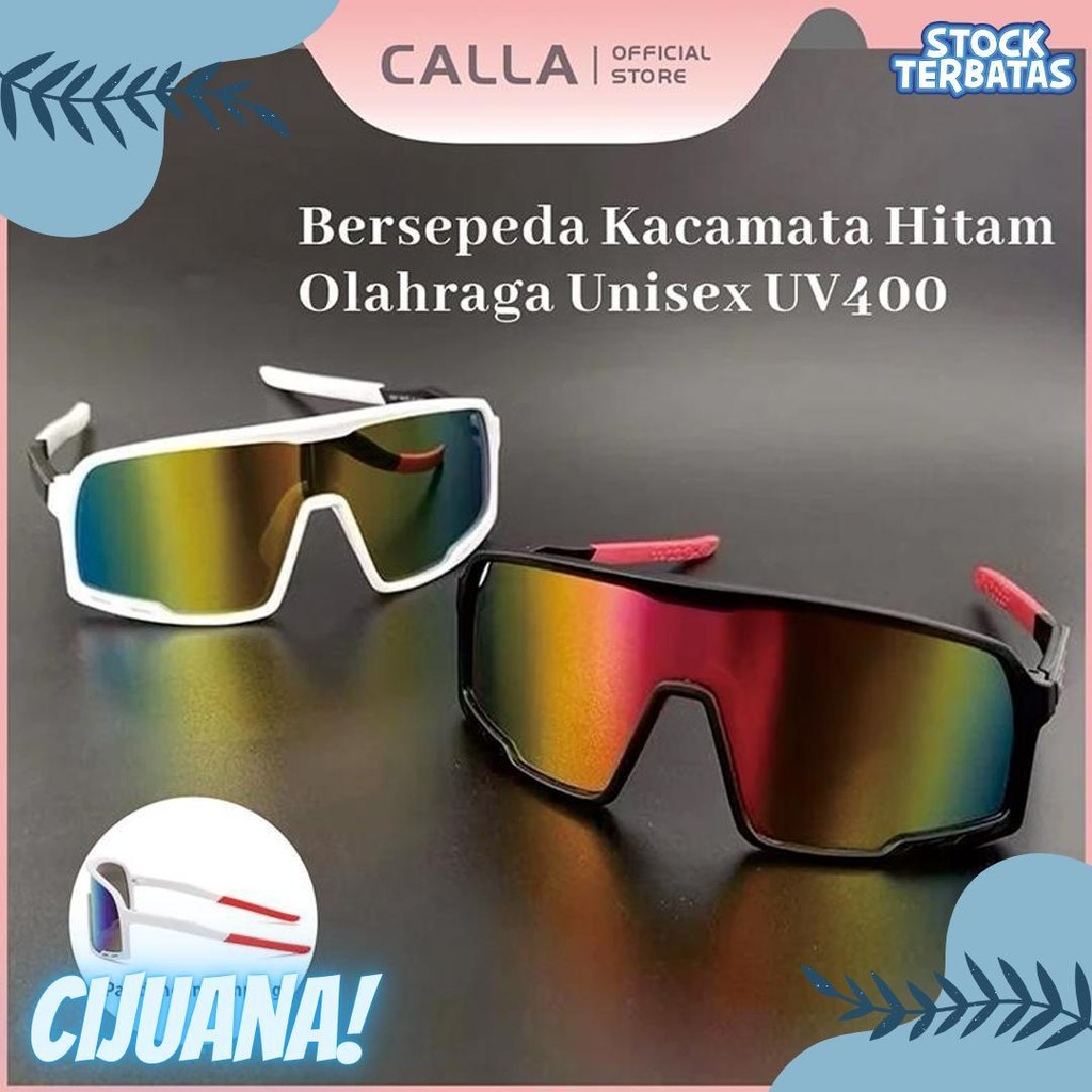 Cod Calla Kacamata Unisex Anti Uv400 Kacamata /Outdoor Sepeda Bersepeda Bermotor Anti Silau Debu