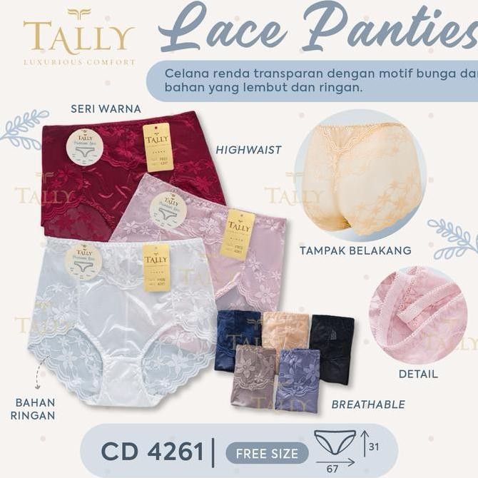 Promo 3/6/12pcs CD Transparan JUMBO utk BB 75-90kg | Pakaian Dalam | CD Wanita | CD Transparan | Cel
