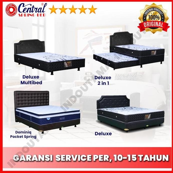 Springbed CENTRAL - Multibed - Spring Bed 2 in 1 - Deluxe - Dominiq