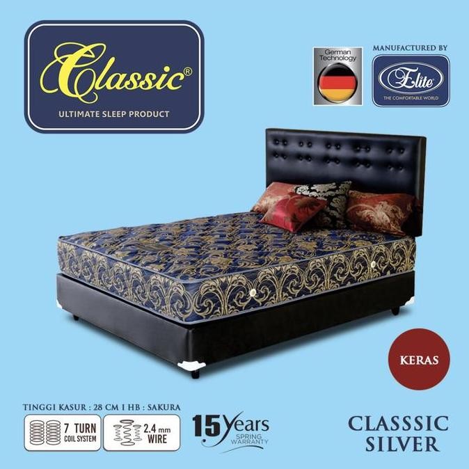 Kasur Springbed Elite Classic Ukuran 90x 200 Single Set