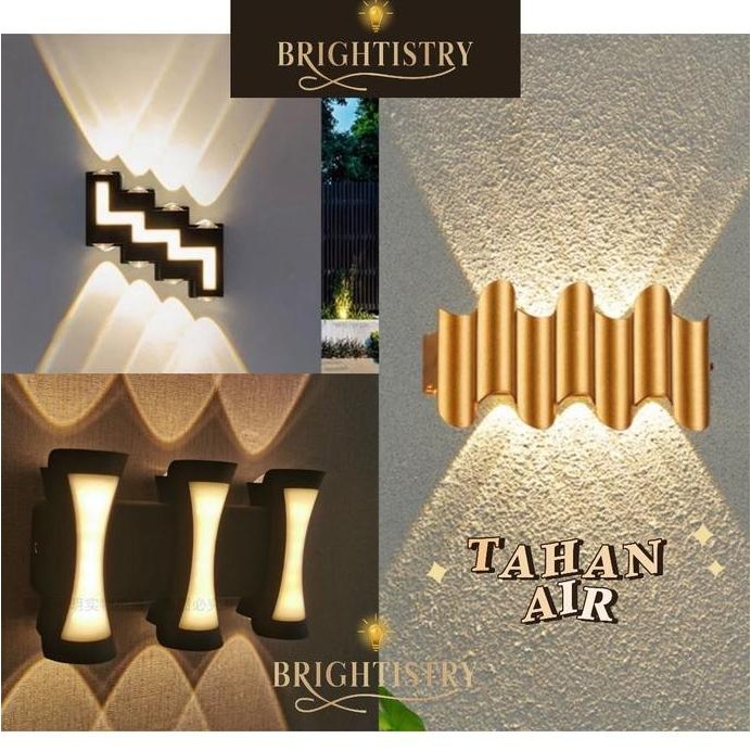 Lampu Dinding Outdoor Anti Air Modern Minimalis Lampu Dinding Teras Lampu Taman Lampu Sorot