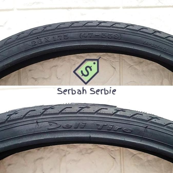 Ban Luar Sepeda 26X1.75 Swallow Deli Tire 26 X 175 1.75 26X175 Mtb Road City Bike Federal Touring