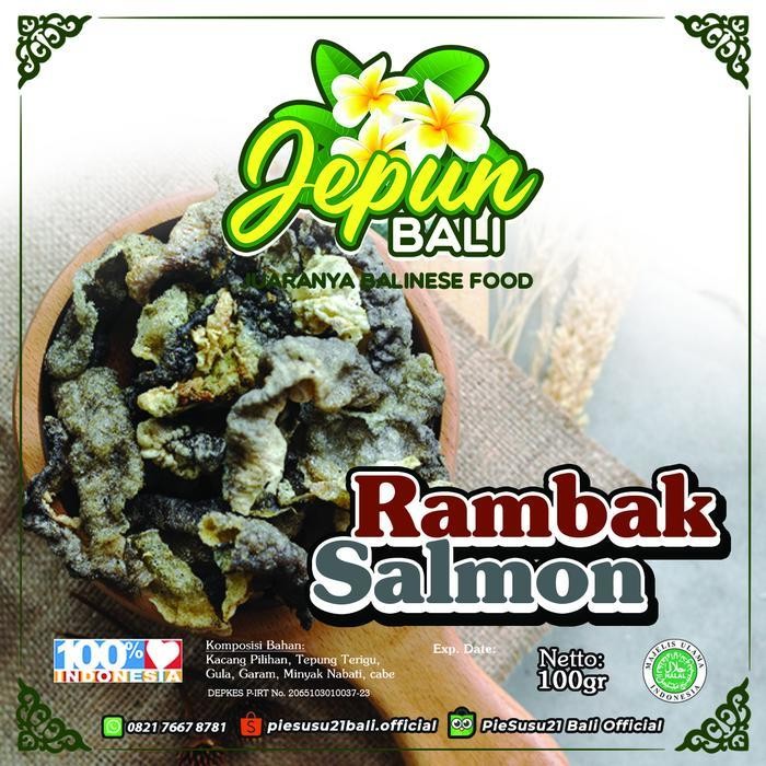Jepun Bali - Spesial Kerupuk Kulit Salmon