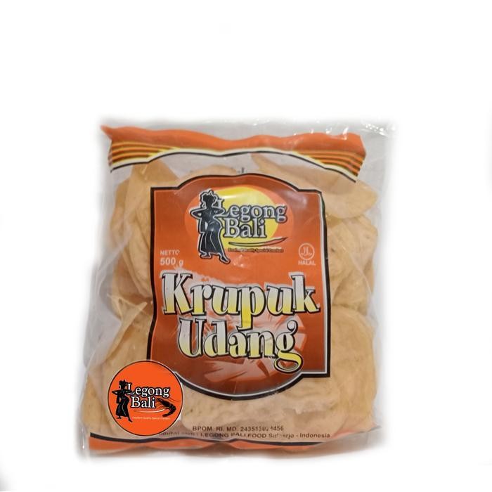 Kerupuk Krupuk Udang Legong Bali STR putih 500 gr