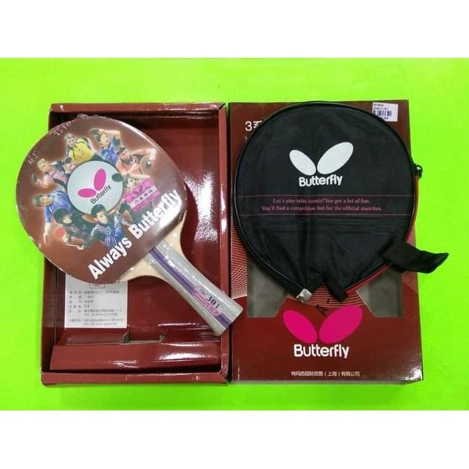 Bat / Bet Pingpong / Bet Tenis Meja Butterfly Tbc-301 + Cover