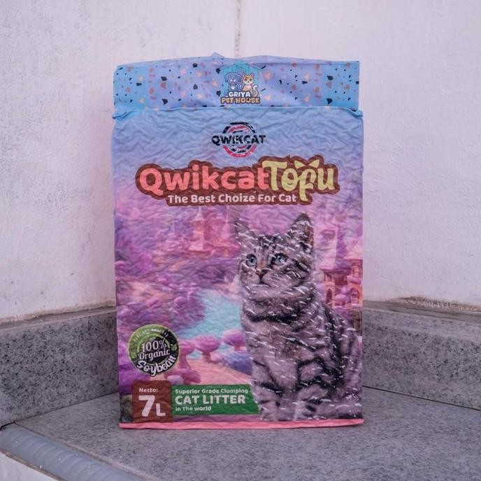Qwikcat Pasir Kucing Tofu Cat Litter 7 Liter AME