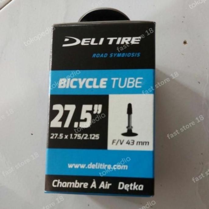 Ban Dalam Deli Tire Sepeda Ukuran 27,5" X 1.75