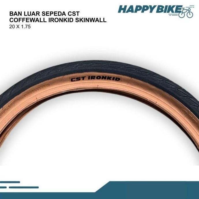 Cst Tire Ban Luar Sepeda Lipat Minion Bmx Coffe Wall 20 X 1.75 Dan 20 X 2.00