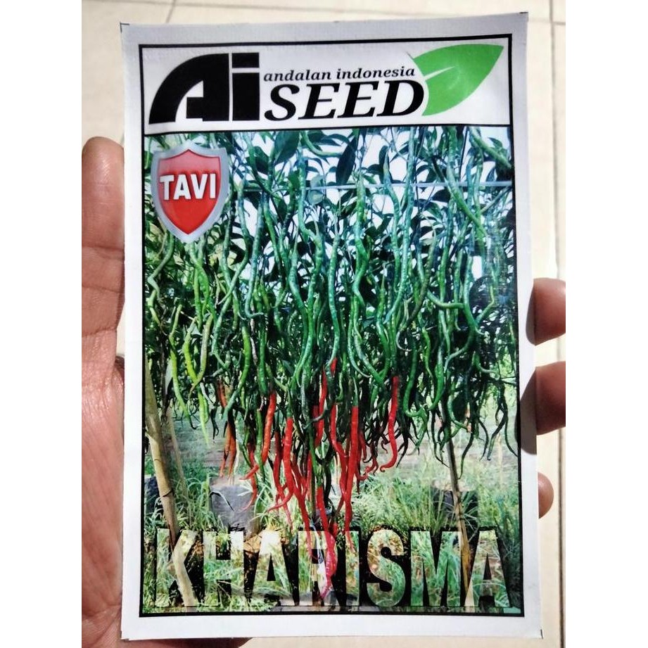 Benih Cabe Merah Keriting Kharisma 10 Gram - Bibit Cabe Kharisma - Cabai CMK Kharisma Karisma Kahari