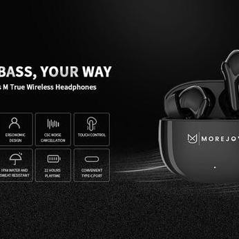 Tws Morejoy Bass Boost Suara Bass Kuat Koneksi Nirkabel Terbaik