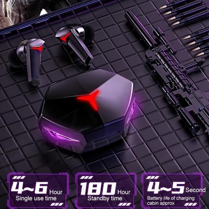 T33 Wireless Gaming Headset Bluetooth 5.1 Earphone Tws Bass Stereo