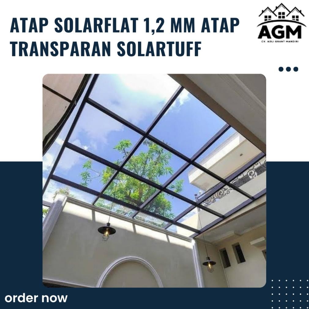 ATAP SOLARFLAT 1,2 MM ATAP TRANSPARAN SOLARTUFF